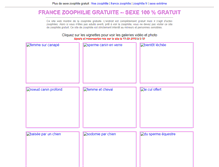 Tablet Screenshot of france-zoophilie-gratuit.com
